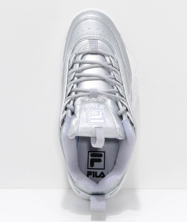 fila disruptor 2 premium silver